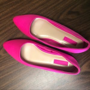 Forever 21 hot pink flats